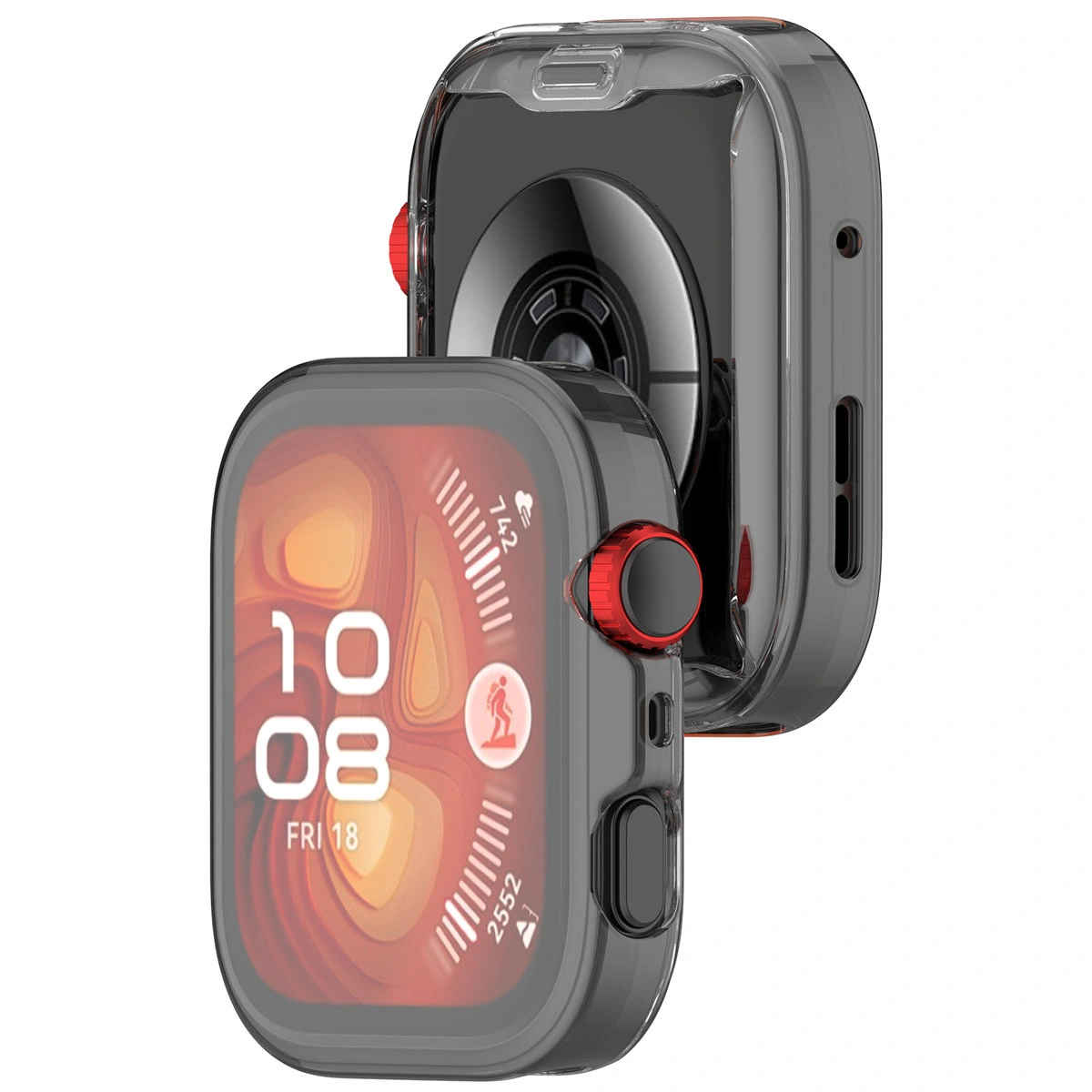 Front oraz przód etui Bizon Case Watch Felipe dla Huawei Watch Fit 4 Pro